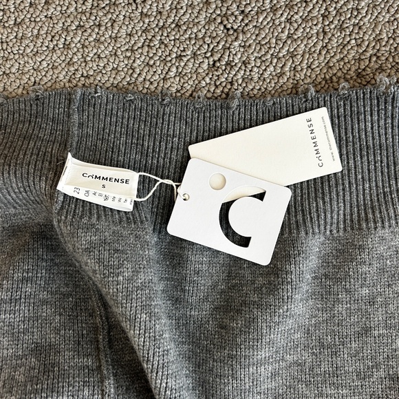 Commense Pearl Trim Ripped Hem Cardigan Women's Small Sweater - Picture 7 of 7